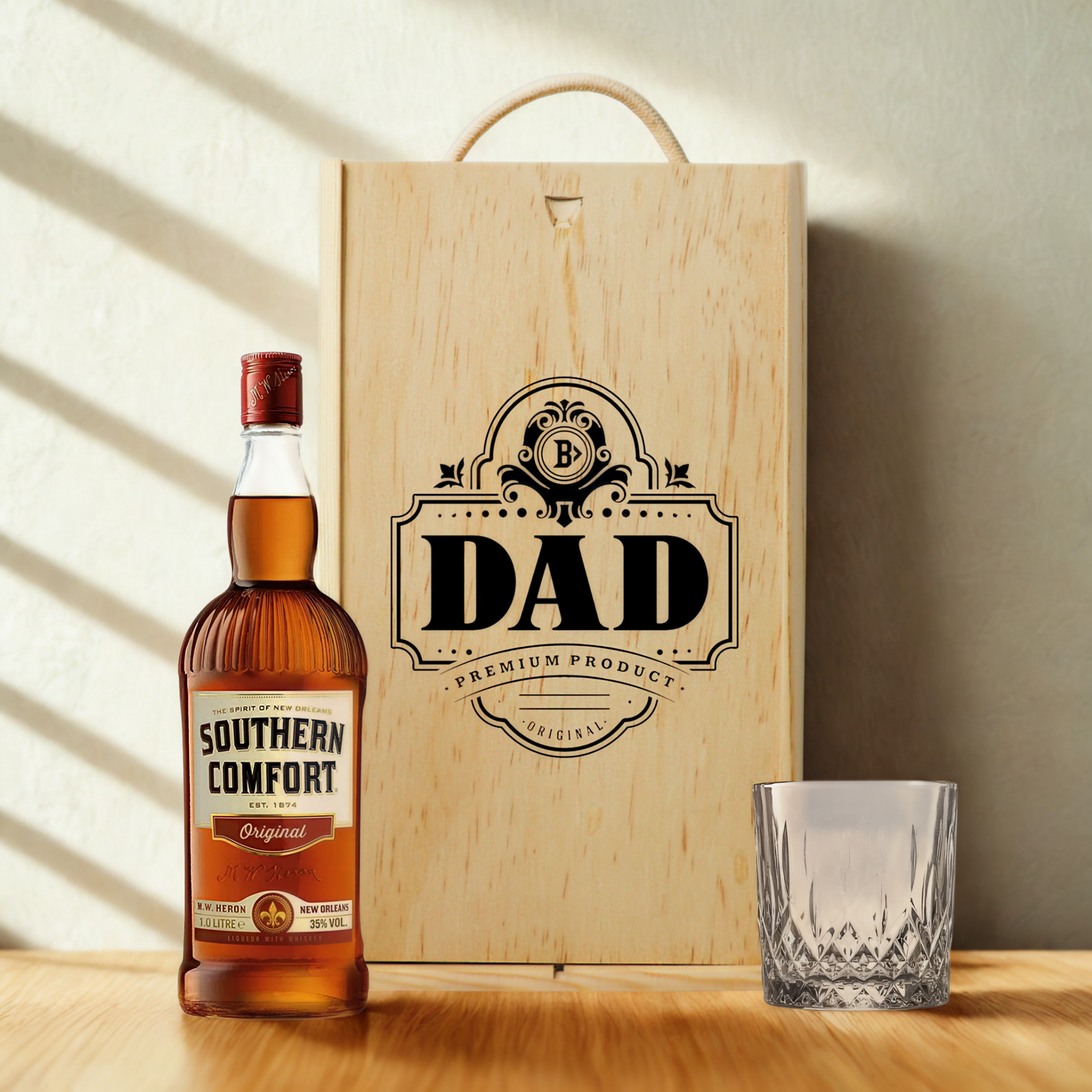 Best Dad Whisky Gift Set with Glass – Premium Whisky Selection 70cl