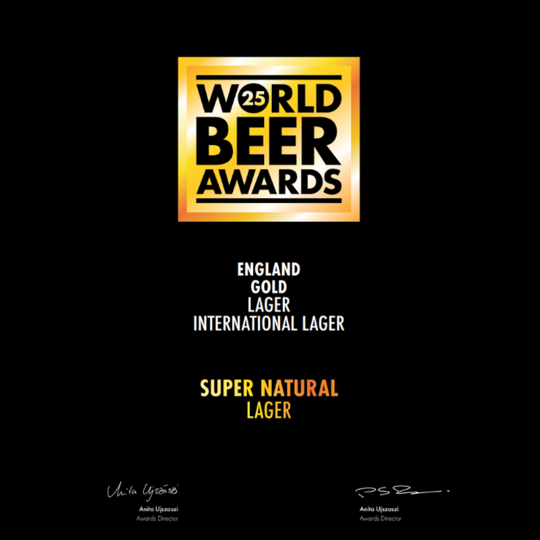 Roley's Super Natural Lager 4.4% ABV (12 x 330ml)