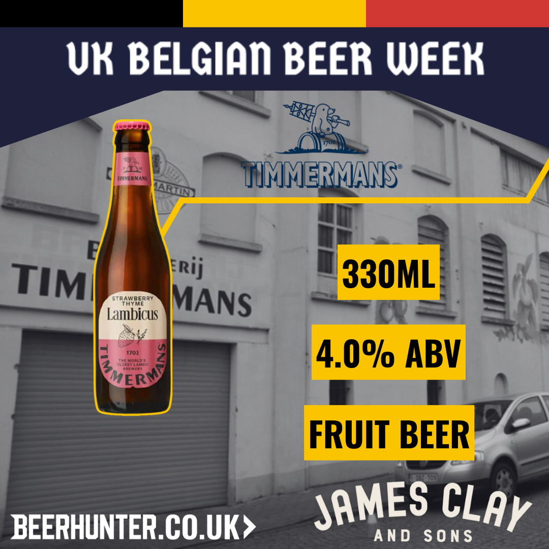 UK Belgian Beer Week Mixed Case (12 Pack) With Free Timmermans Glass