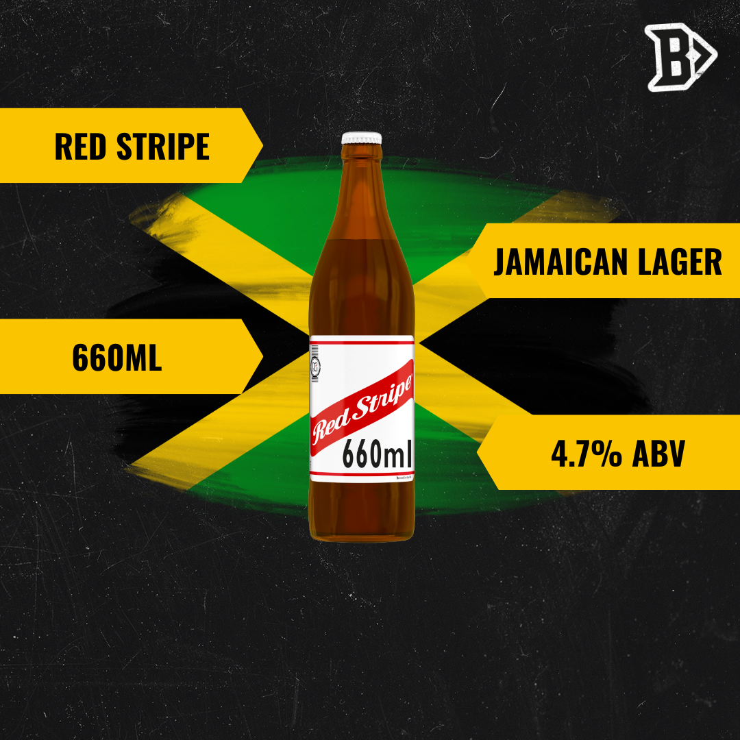 Red Stripe Jamaican Lager 660ml Bottles - 4.7% ABV (12 Pack)