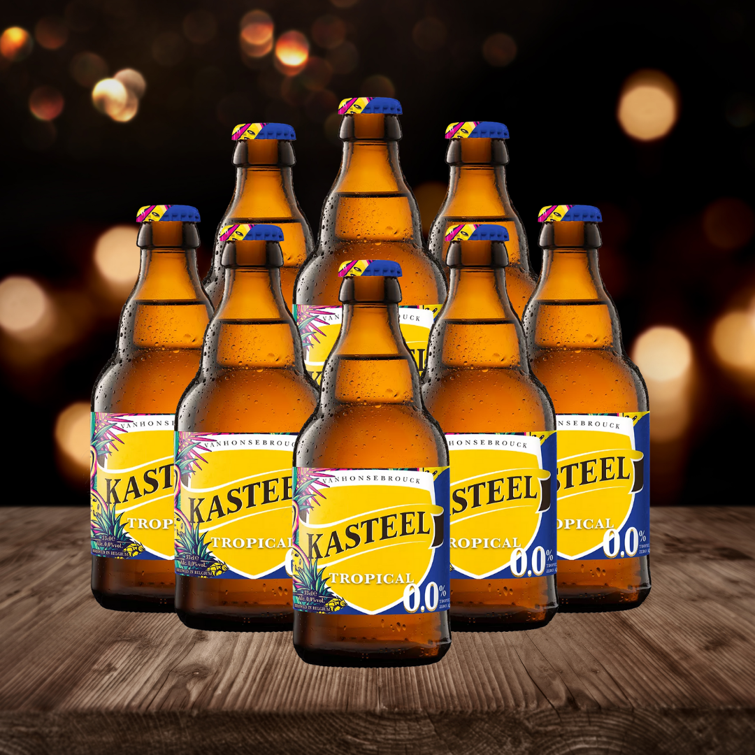 Kasteel Tropical Alcohol Free Fruit Beer Bottles 330ml - 0.0% ABV (Multipack)