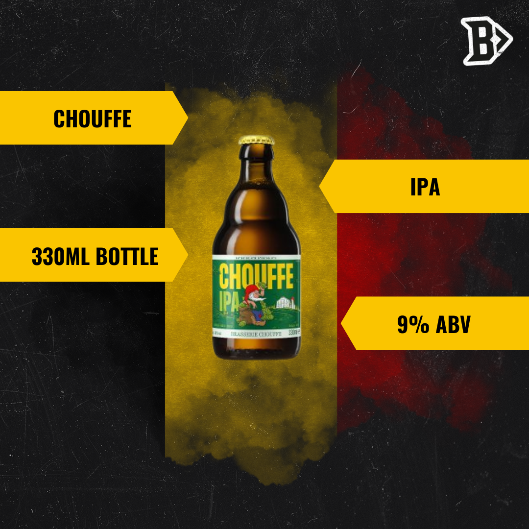 Chouffe Belgian IPA 330ml Bottles - 9.00% ABV (12 Pack)
