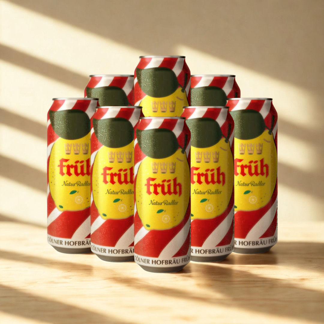 Fruh Kolsch Radler 500ml Cans (Multipack) - 2.2% ABV