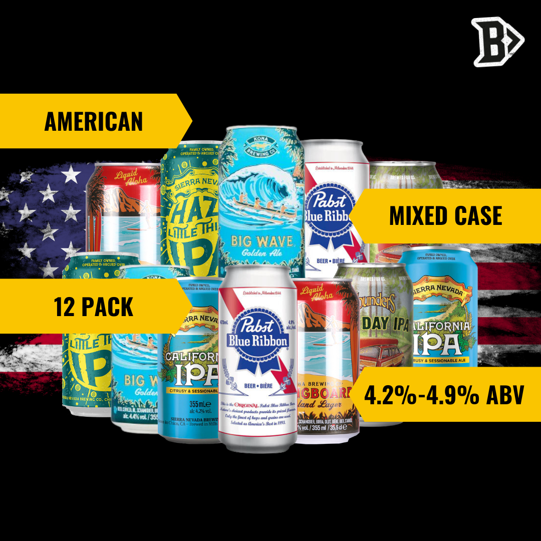 American Craft Beer Mixed Case USA – (12 Pack)