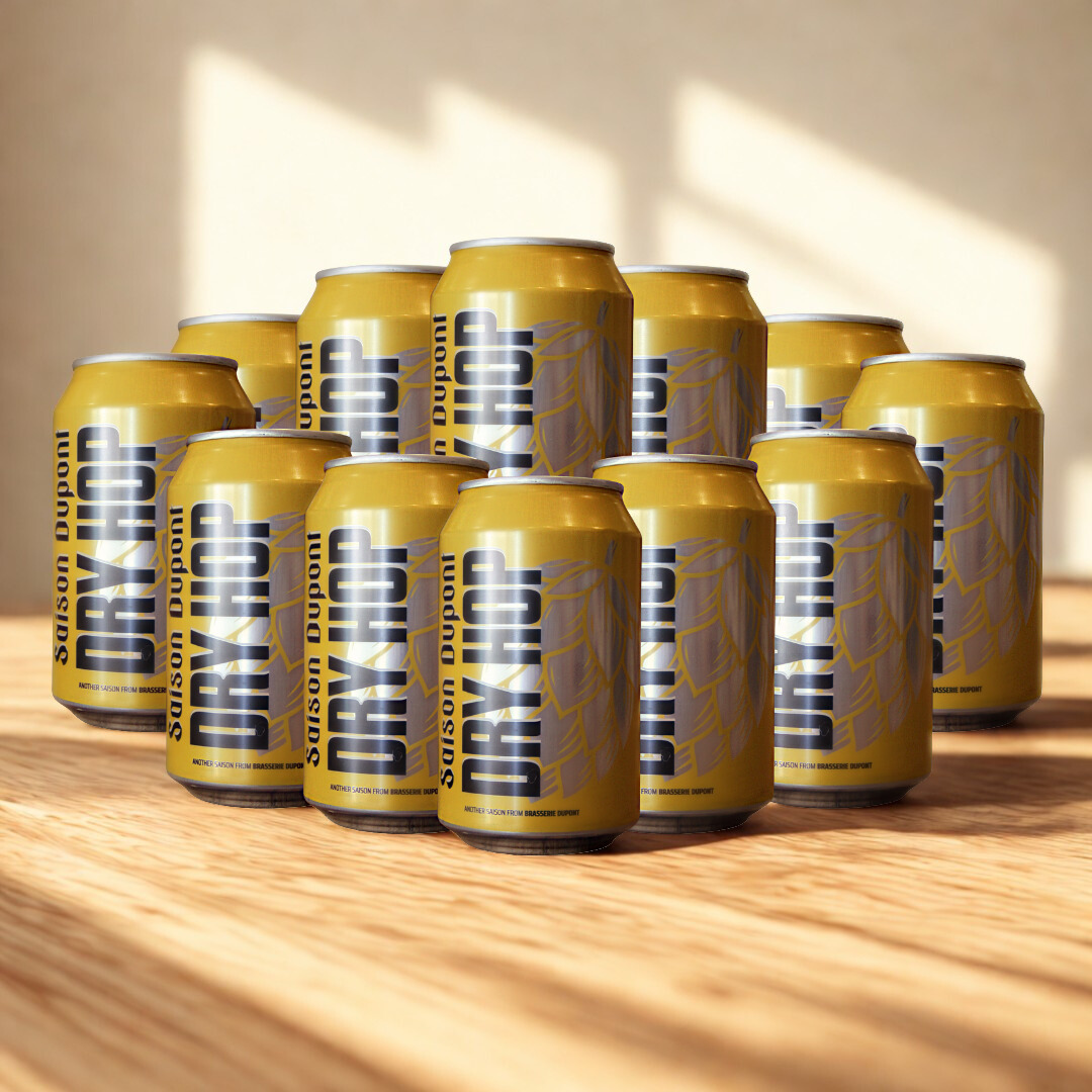 Brasserie Dupont Saison Dupont Dry Hop 330ml Cans - 6.5% ABV (12 Pack)