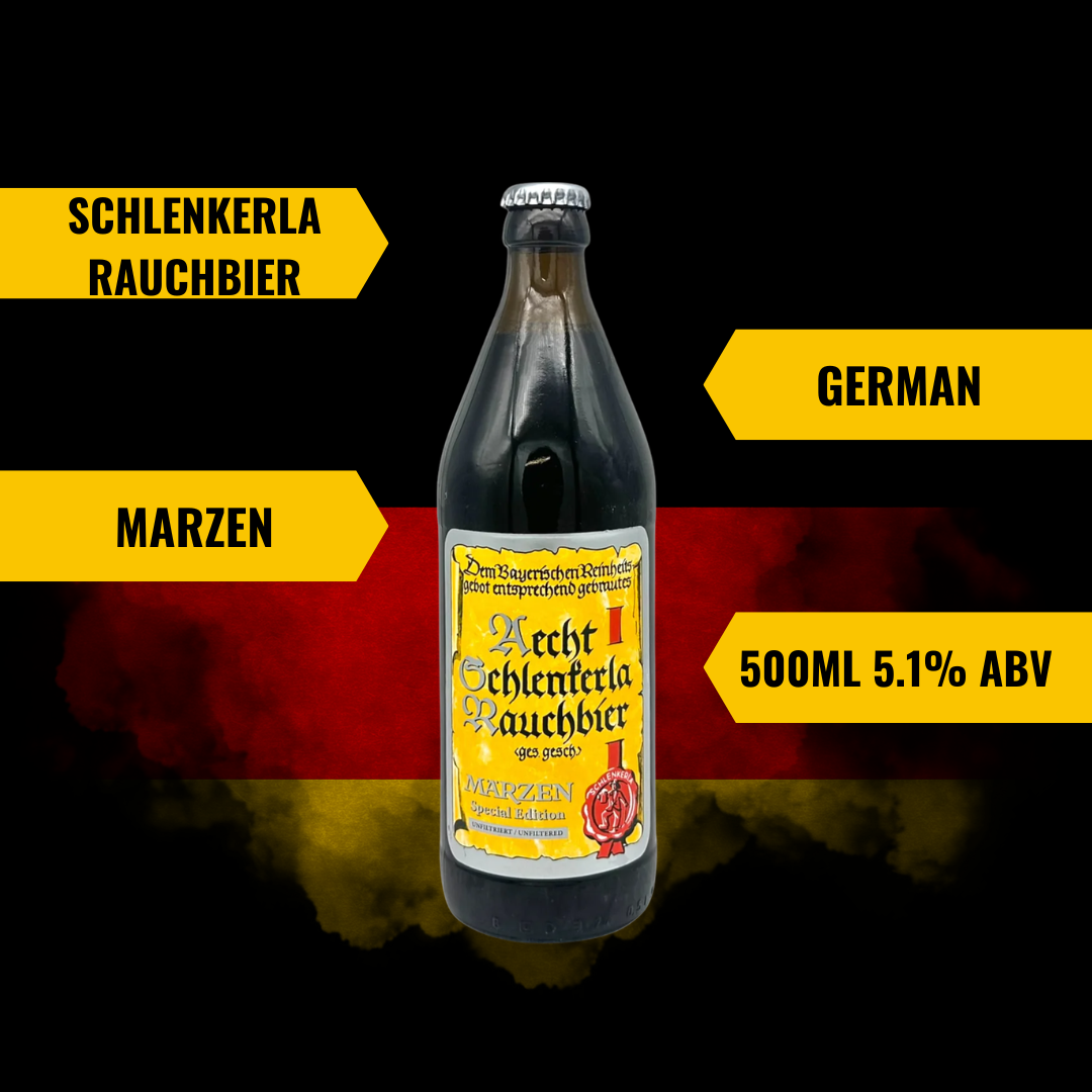 Schlenkerla Rauchbier German Marzen 500ml Bottles - 5.1% ABV (7 pack) BBE - 04/26