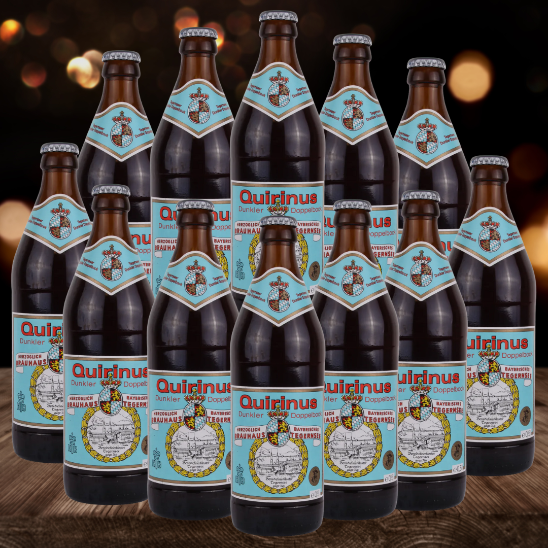 Tegernseer Quirinus German Dunkler Doppelbock 500ml Bottles - 7.0% ABV (12 Pack)