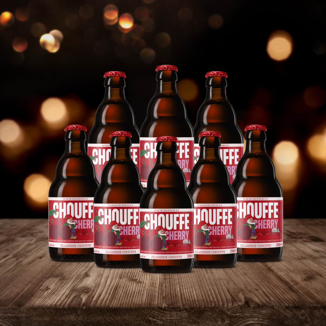 Brasserie d'Achouffe Cherry Belgian Fruit Beer 330ml Bottles (multipack) - 8.0% ABV