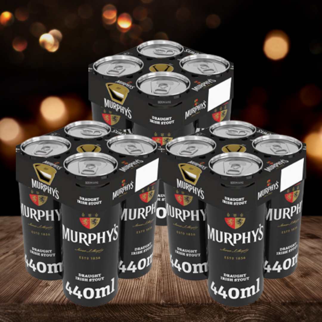 Murphy's Irish Stout 440ml Cans - 4.0% ABV (12 Pack)
