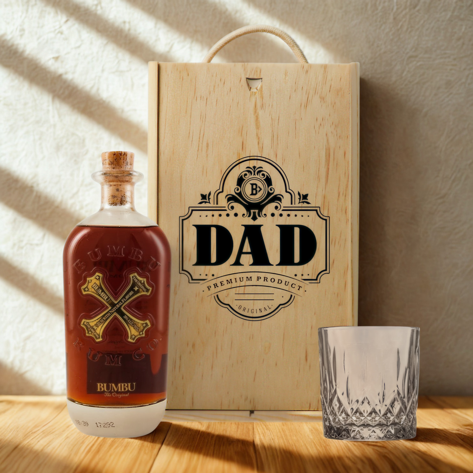 Best Dad Rum Gift Set with Glass – Premium Rum Selection 70cl