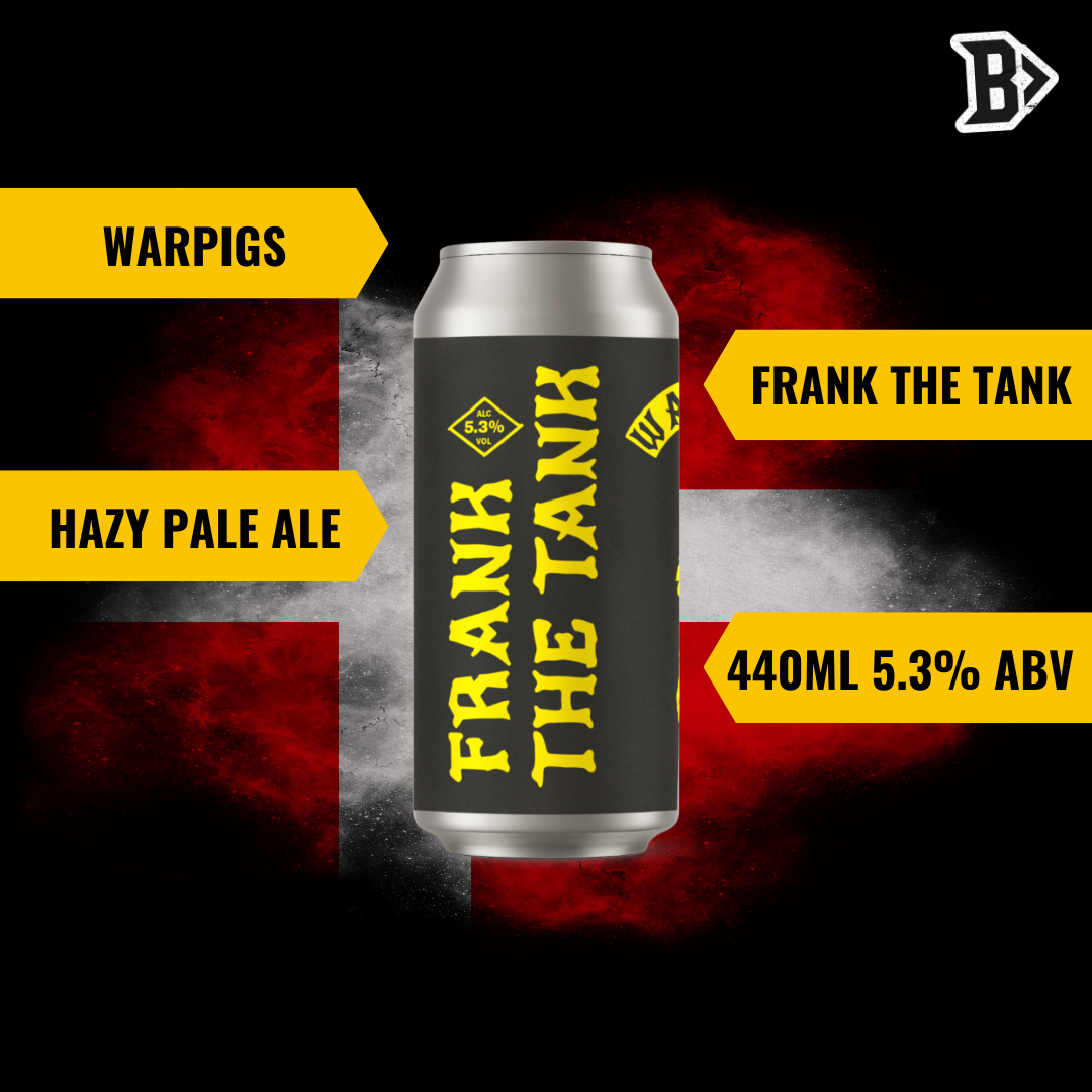 Warpigs Frank The Tank Hazy Pale Ale 440ml Cans – 5.3% ABV (8 pack)