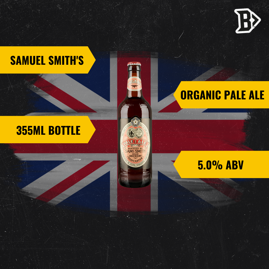 Samuel Smith's Organic Pale Ale 355ml Bottles - 5.0% ABV (12 Pack)