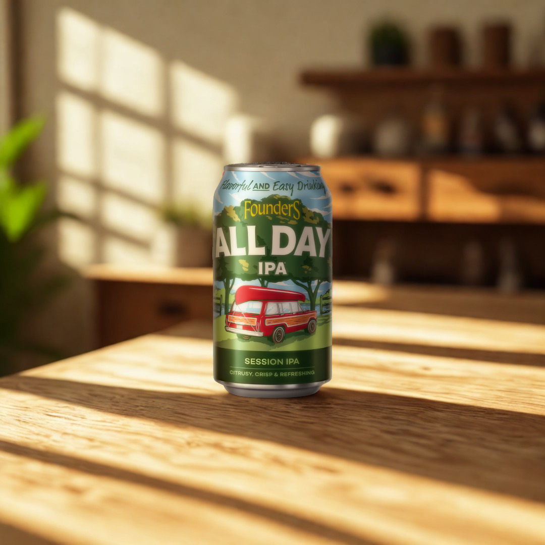 Founders All Day American IPA 355ml Cans - 4.7% ABV (Multipack)
