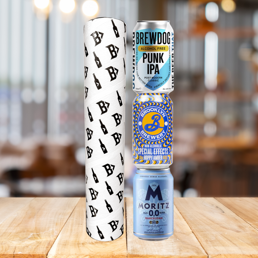 Mixed Alcohol Free Tube Gift Set (3 Pack) - Brewdog, brooklyn & Moritz