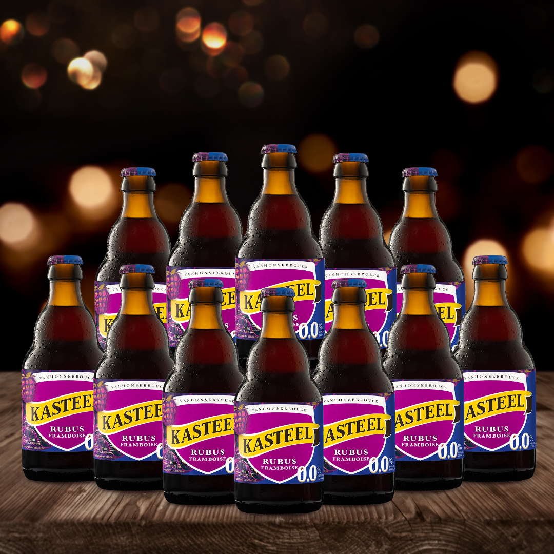 Kasteel Belgian Rubus Framboise 330ml Bottles – 0.0% ABV (12 Pack)