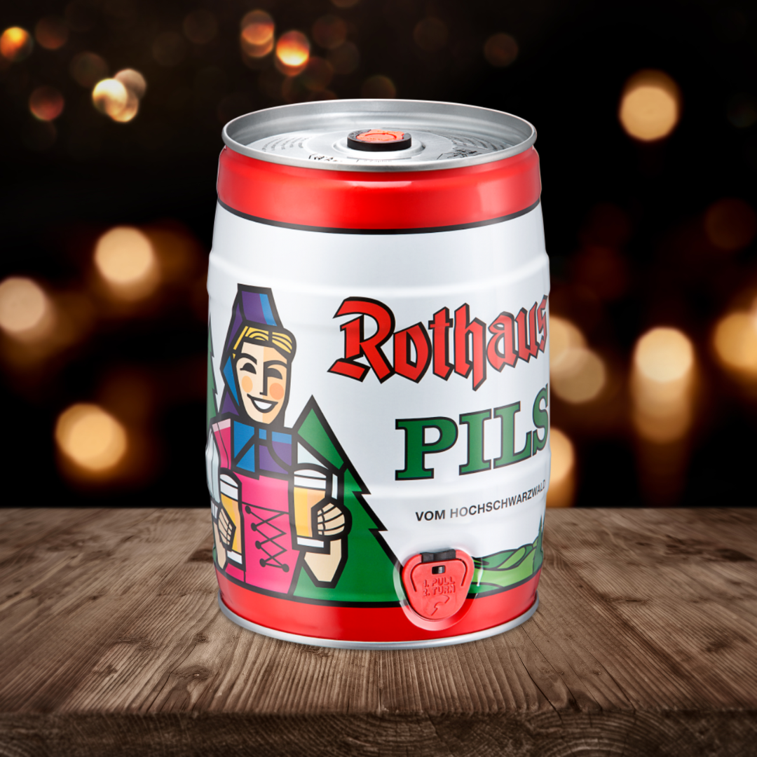 Rothaus Pils 5.1% 5 Litre (8.8 Pint) Mini Keg