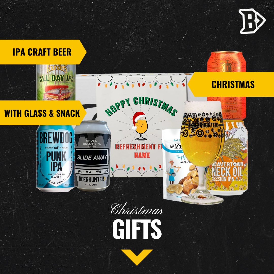 Personalised IPA Christmas Craft Beer Gift Set - (5 x 330ml)