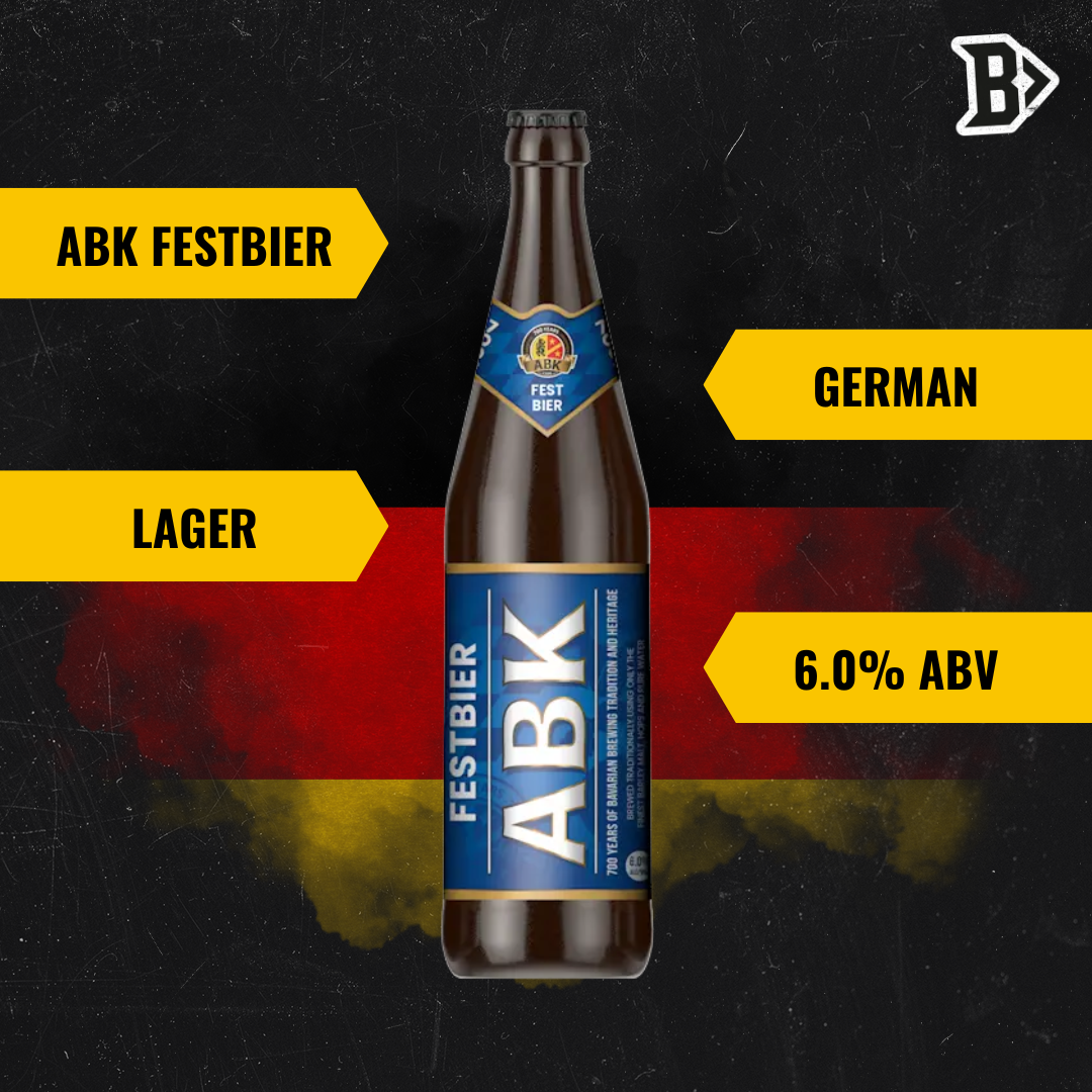 ABK Festbier Limited Edition Lager 500ml Bottles - 6.0% ABV (12 Pack) - BEERHUNTER