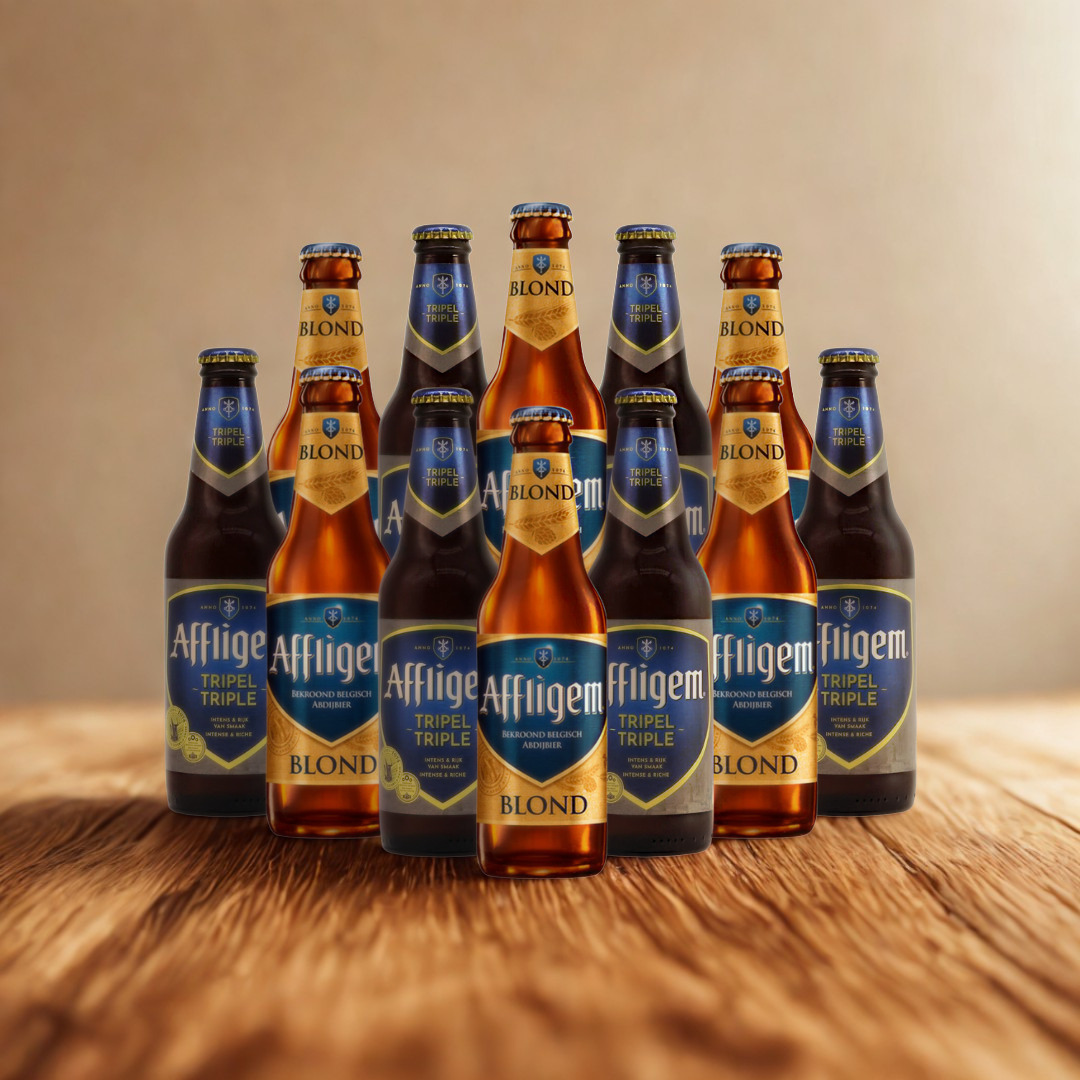 Affligem Belgian Beer Mixed Case - Blonde & Tripel (12 Pack)
