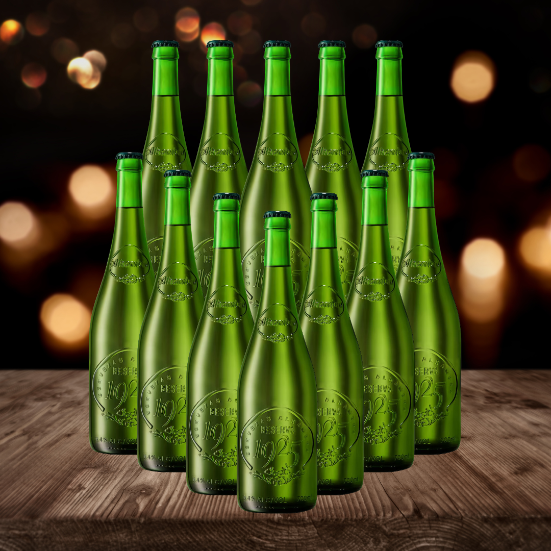 Alhambra Reserva 1925 Spanish Lager 330ml Bottles - 6.4% ABV (12 Pack)