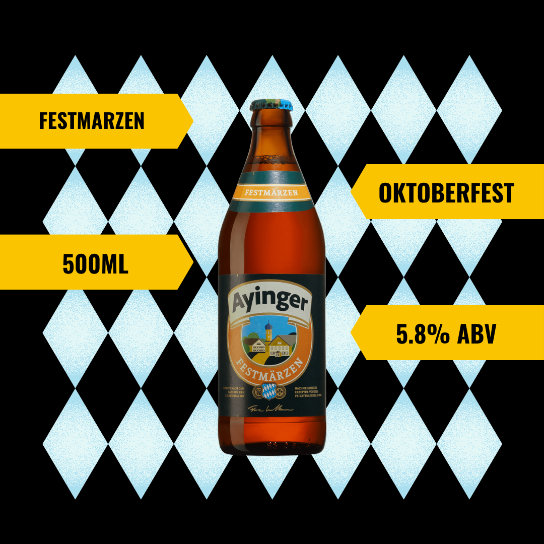 Ayinger Festmärzen German Märzen Lager 500ml Bottles - 5.8% ABV (Multipack)