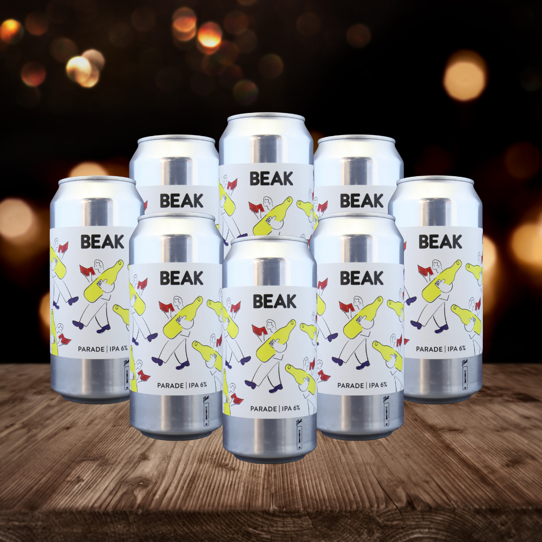 Beak Brewery British IPA Parade 440ml Cans - 6% ABV (8 Pack)