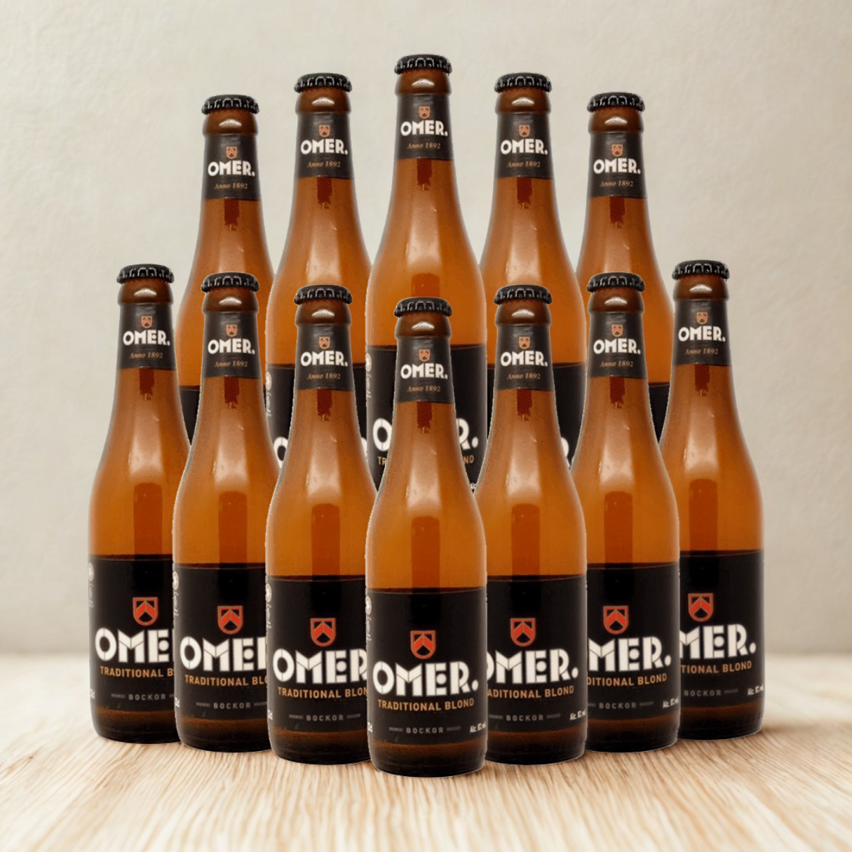 Omer Traditional Blonde Belgian Beer 330ml Bottles – 8.0% ABV (Multipack)