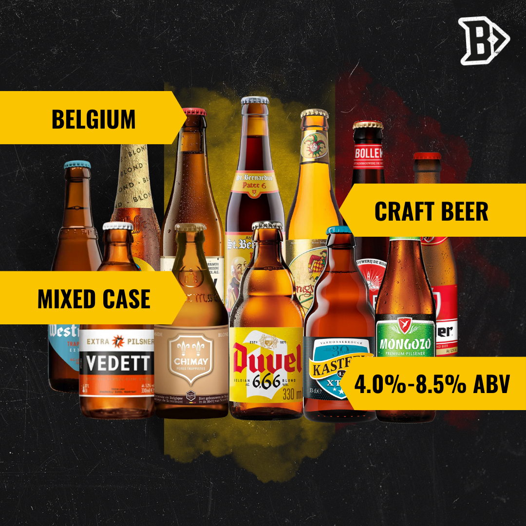 Best Of Belgium Breweries Craft Beer 330ml Mixed Beer Selection