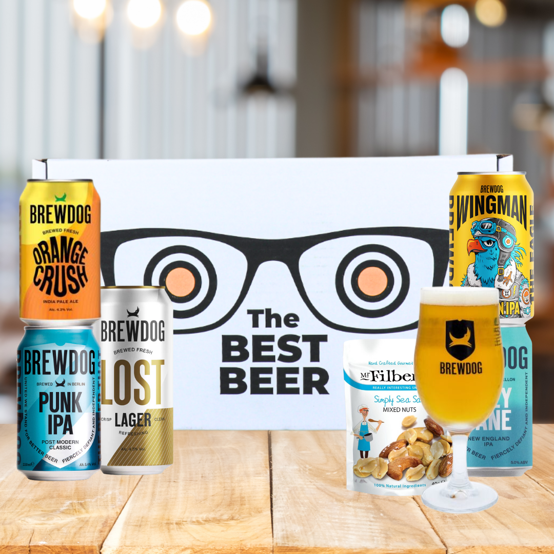 Brewdog Craft Beer 5 Can Gift Pack with Glass (5 x 330ml)