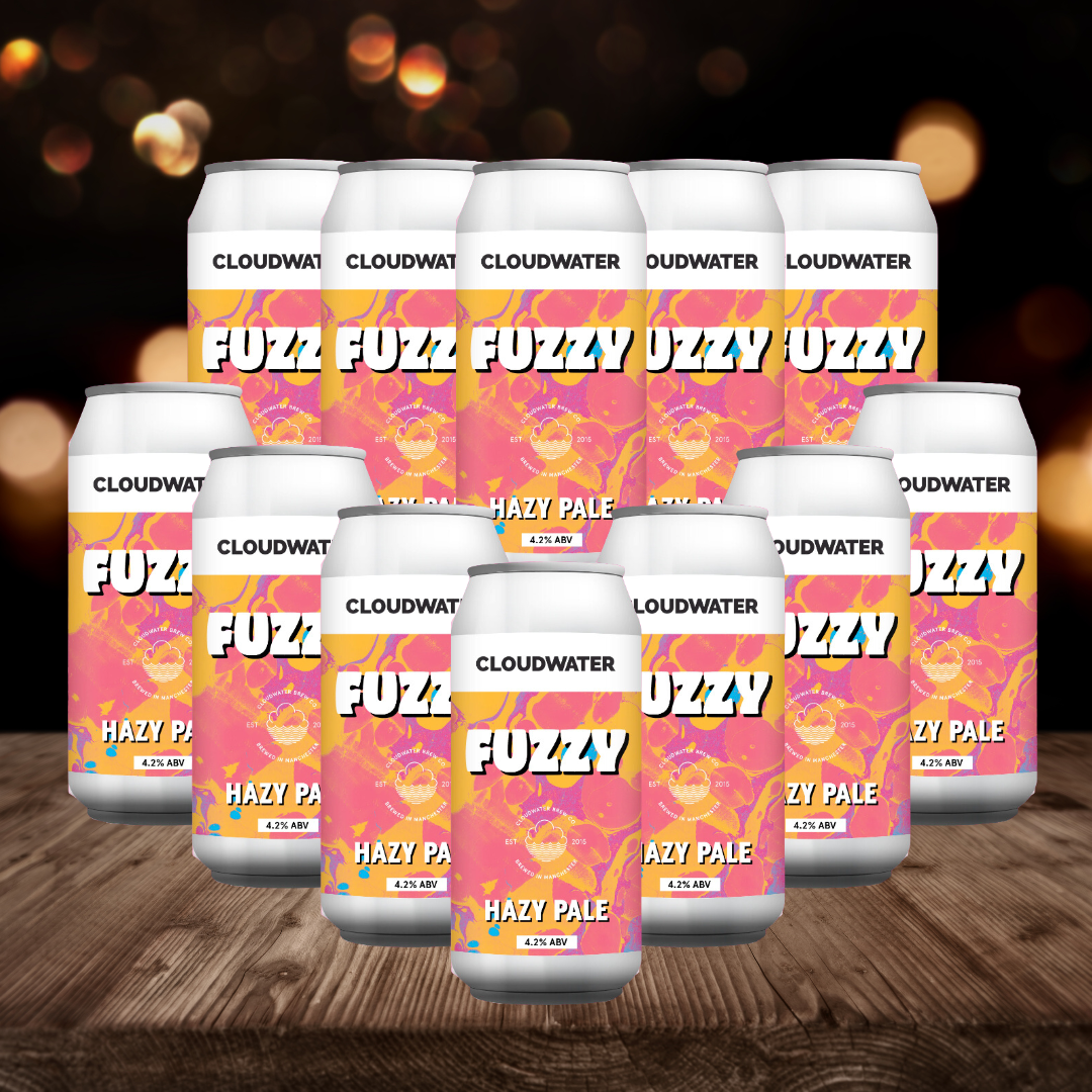 Cloudwater Fuzzy Hazy Pale Ale 440ml Cans - 4.2% ABV (12 Pack)