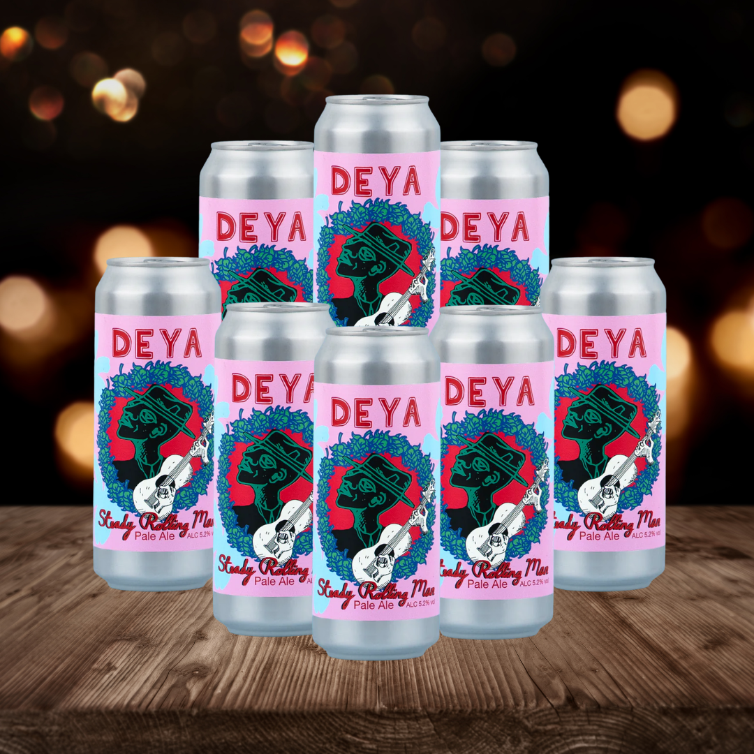 Deya British Pale Ale Steady Rolling Man 500ml Can - 5.2% ABV (8 Pack)