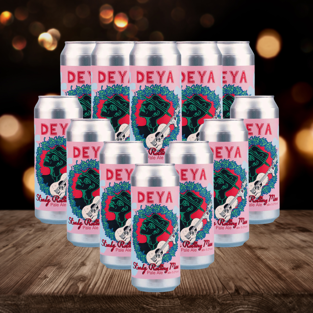 Deya Steady Rolling Man British Pale Ale 500ml Cans - 5.2% ABV (12 Pack)