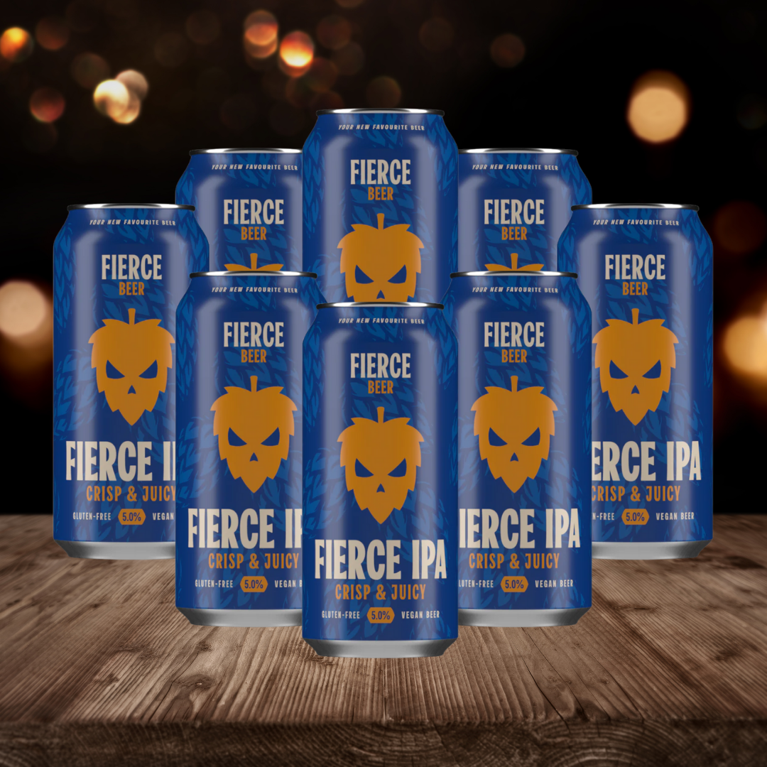 Fierce Beer Gluten Free Fierce IPA 440ml Can - 5% ABV (8 Pack)