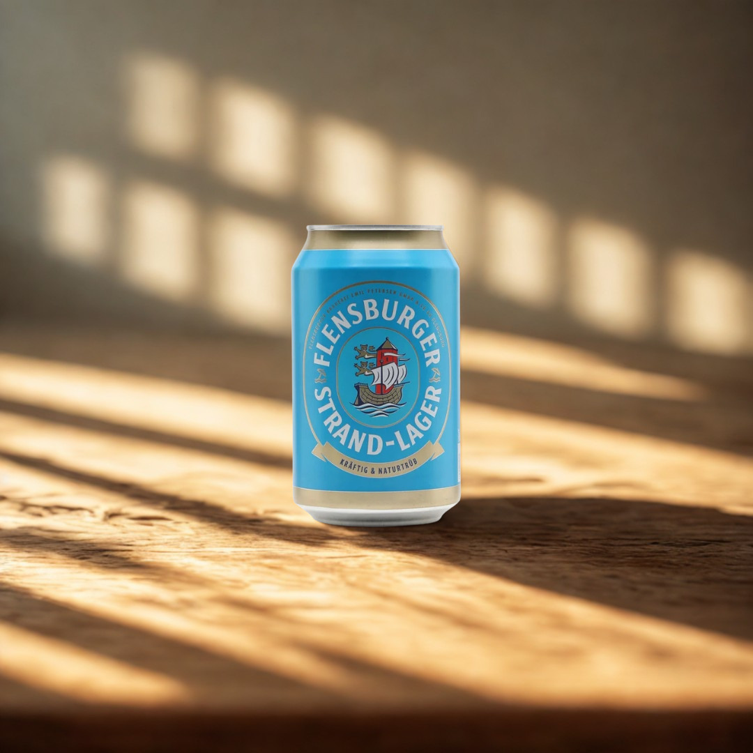 Flensburger German Strand-Lager 330ml Cans - 6.2% ABV (Multipack)