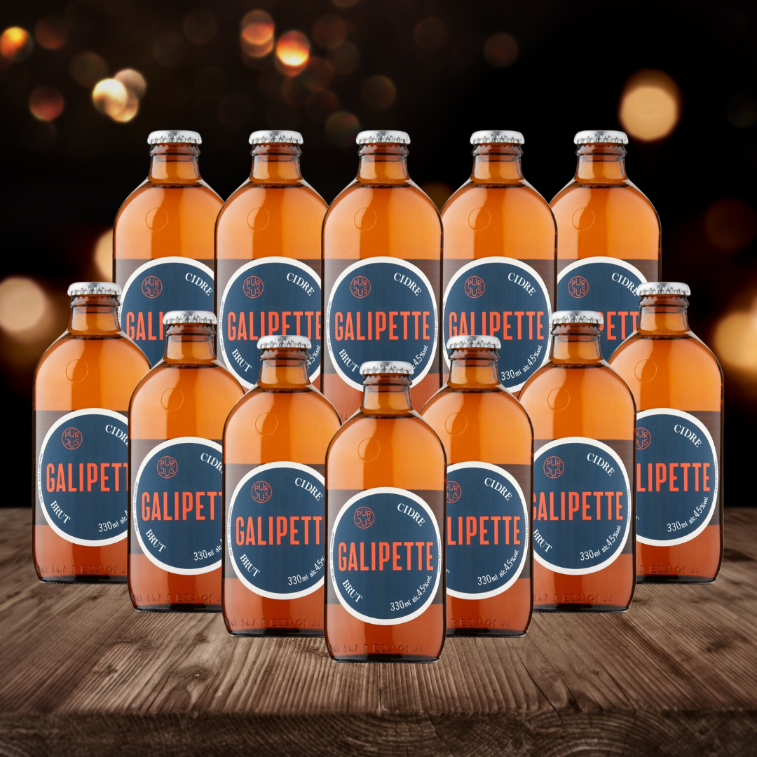 Galipette Brut French Cider 330ml Bottles - 4.50% ABV (12 Pack)