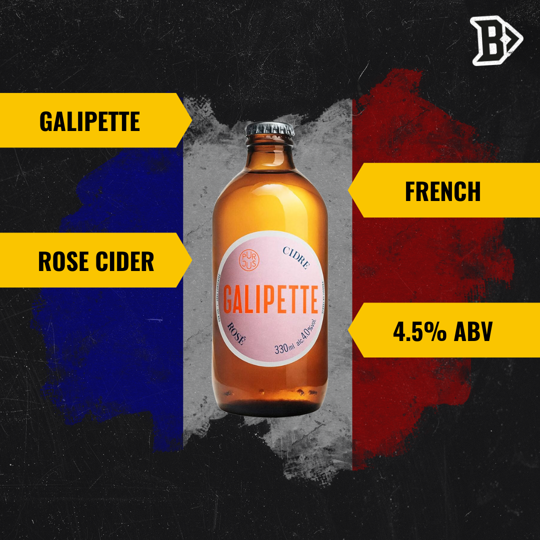 Galipette Rose French Cider 330ml Bottles - 4.50% ABV (12 Pack)