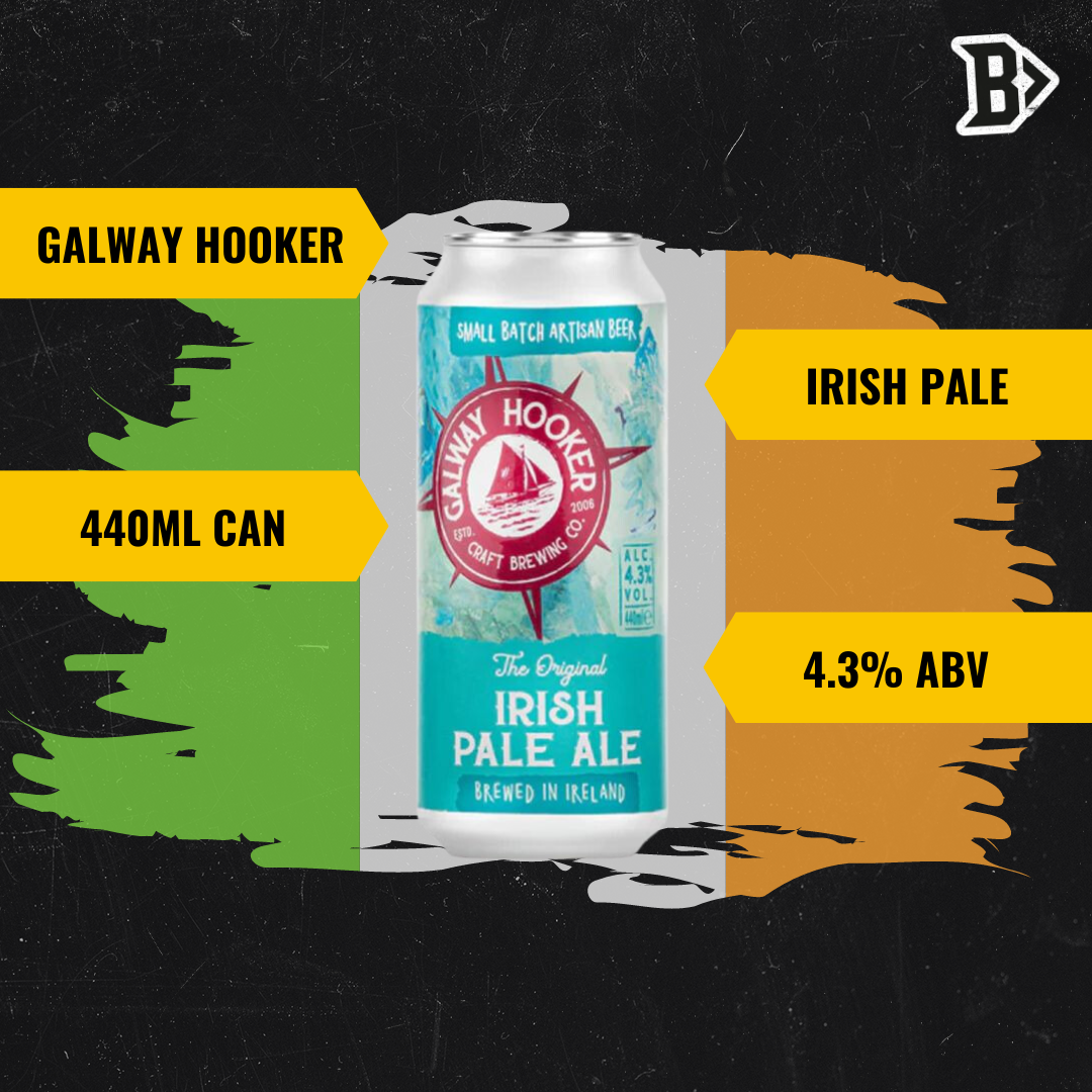 Galway Hooker Irish Pale Ale (12 Pack) - 4.3% ABV - BEERHUNTER