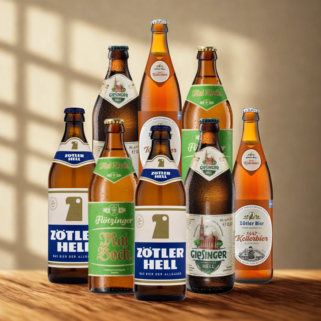 German Special Imports Beer Mixed Case 500ml Bottles (8 Pack) – Limited Edition Bavarian Craft Beer Selection