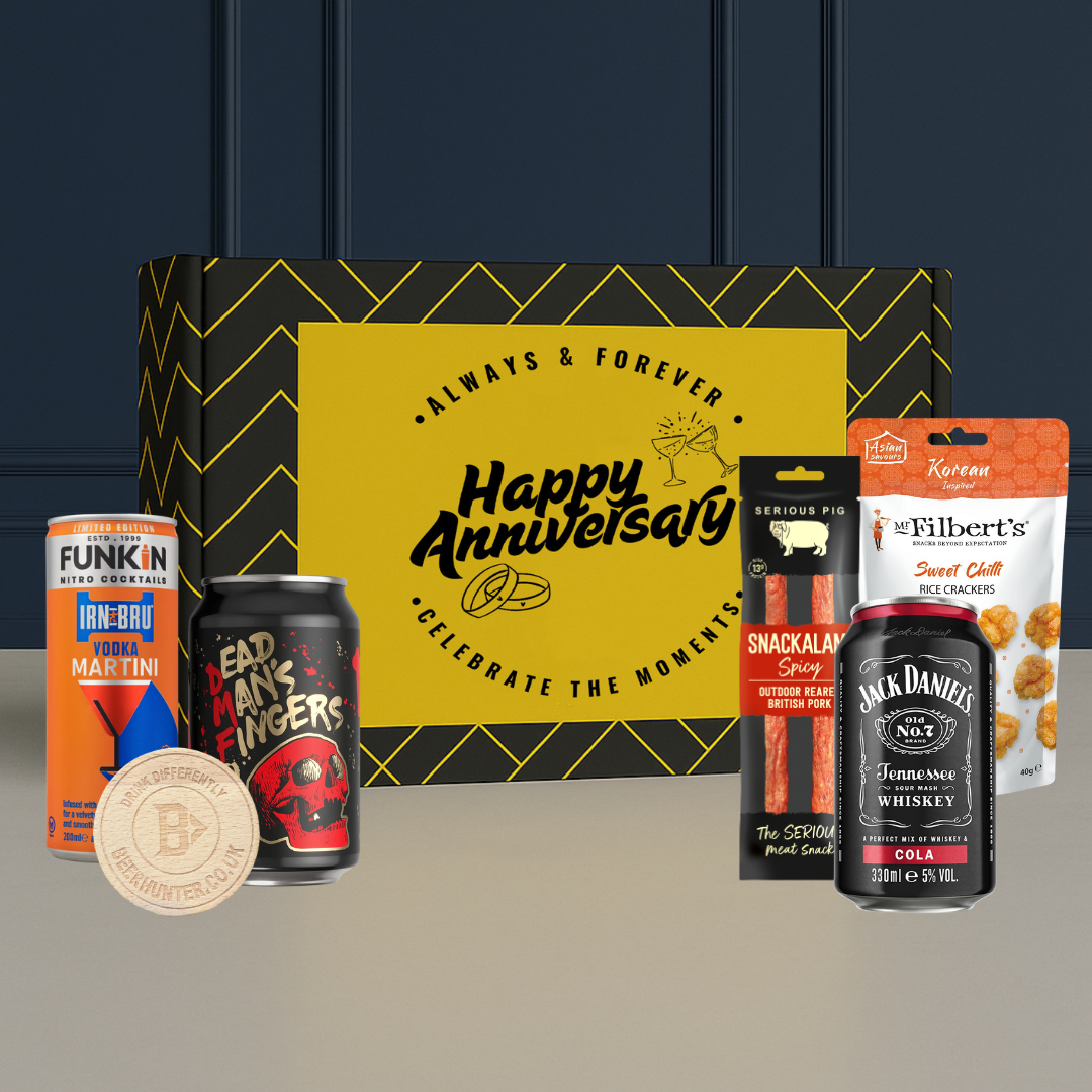 Party Box Gifts For Him Gift Differently Set (Dead Mans Fingers Rum & JD)