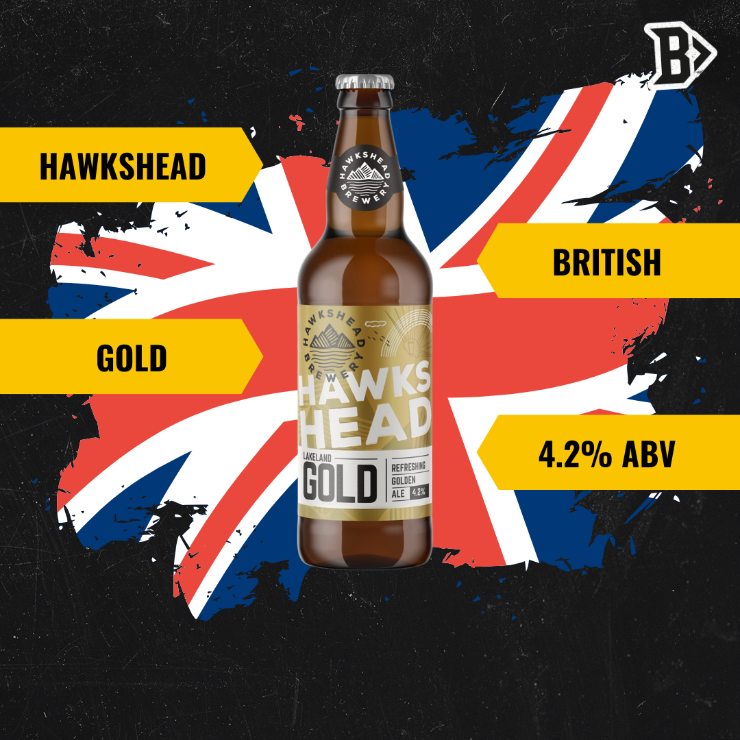 Hawkshead Brewery Lakeland Gold Ale 500ml Bottles - 4.2% ABV (12 Pack)