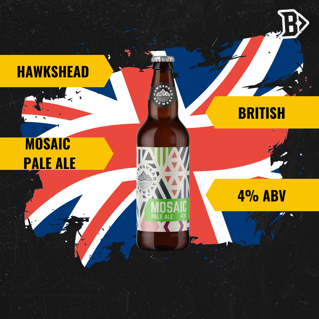 Hawkshead Brewery Mosaic Pale Ale 500ml Bottles - 4.0% ABV (12 Pack)