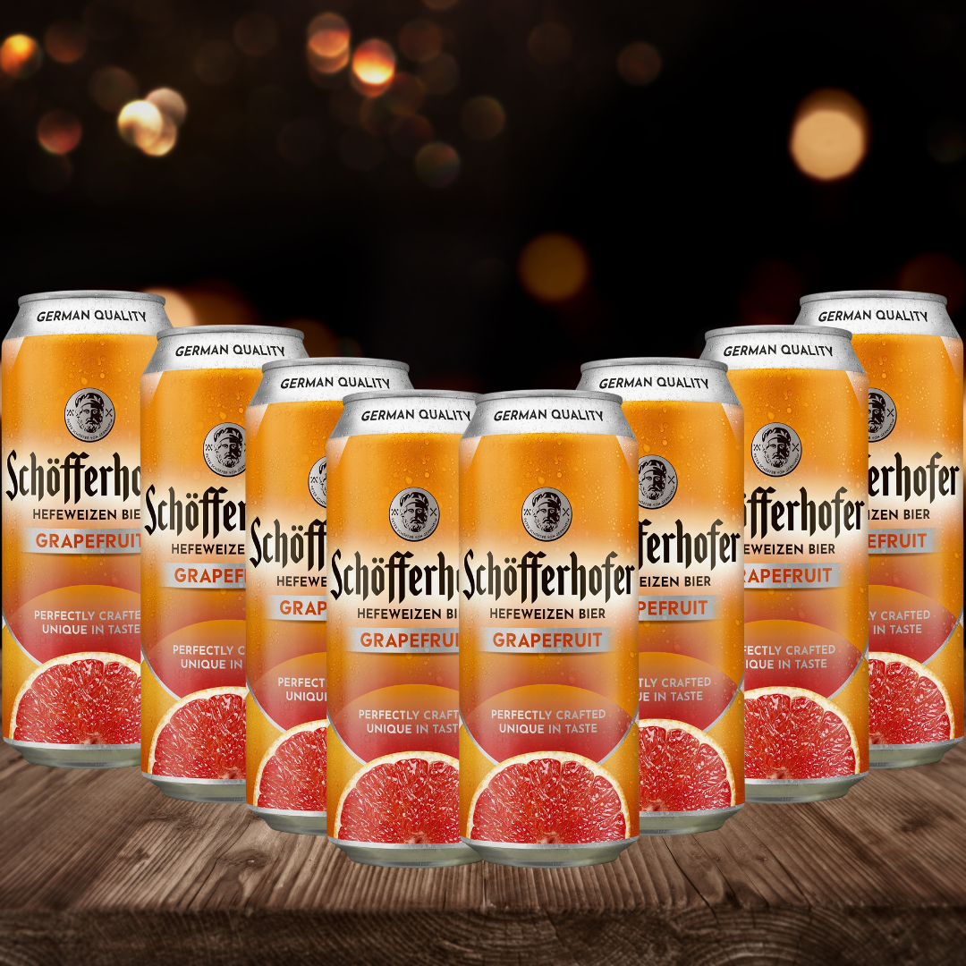 Schöfferhofer Grapefruit German Low Alcohol Beer - 2.5% ABV (Multipack)