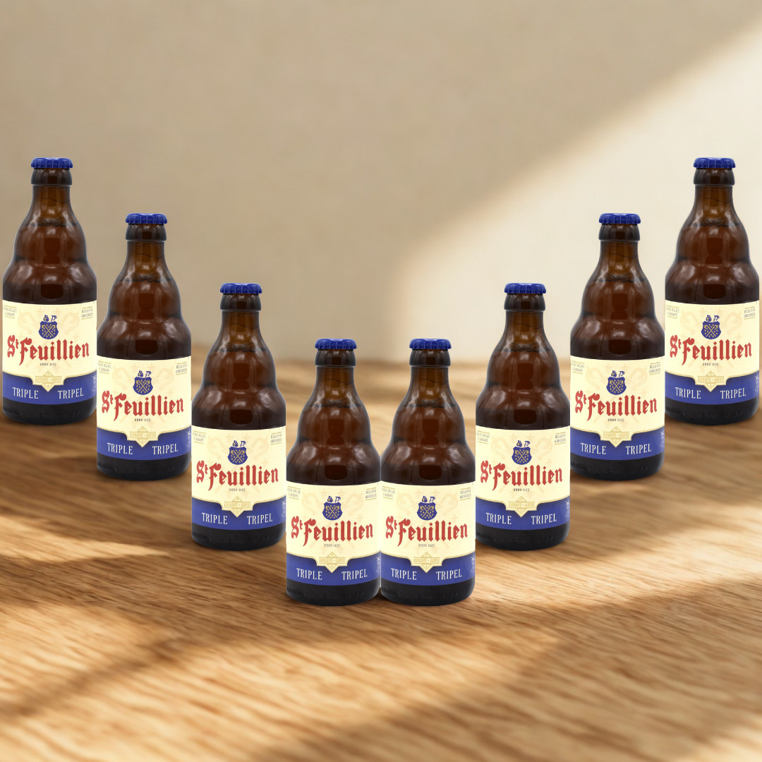 St Feuillien Belgian Tripel 330ml Bottles - 8.5% ABV (Multipack)