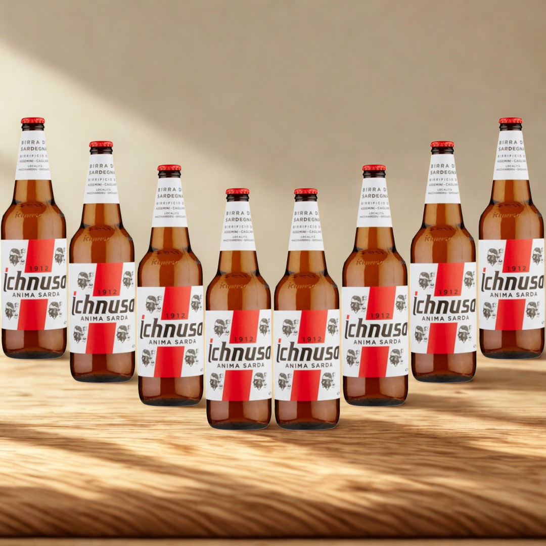 Ichnusa Italian Lager 330ml Bottles - 4.7% ABV (12 Pack)