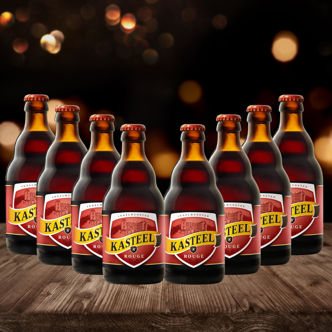 Kasteel Rouge Belgian Cherry Fruit Beer 330ml Bottles - 8.0% ABV (Multipack)