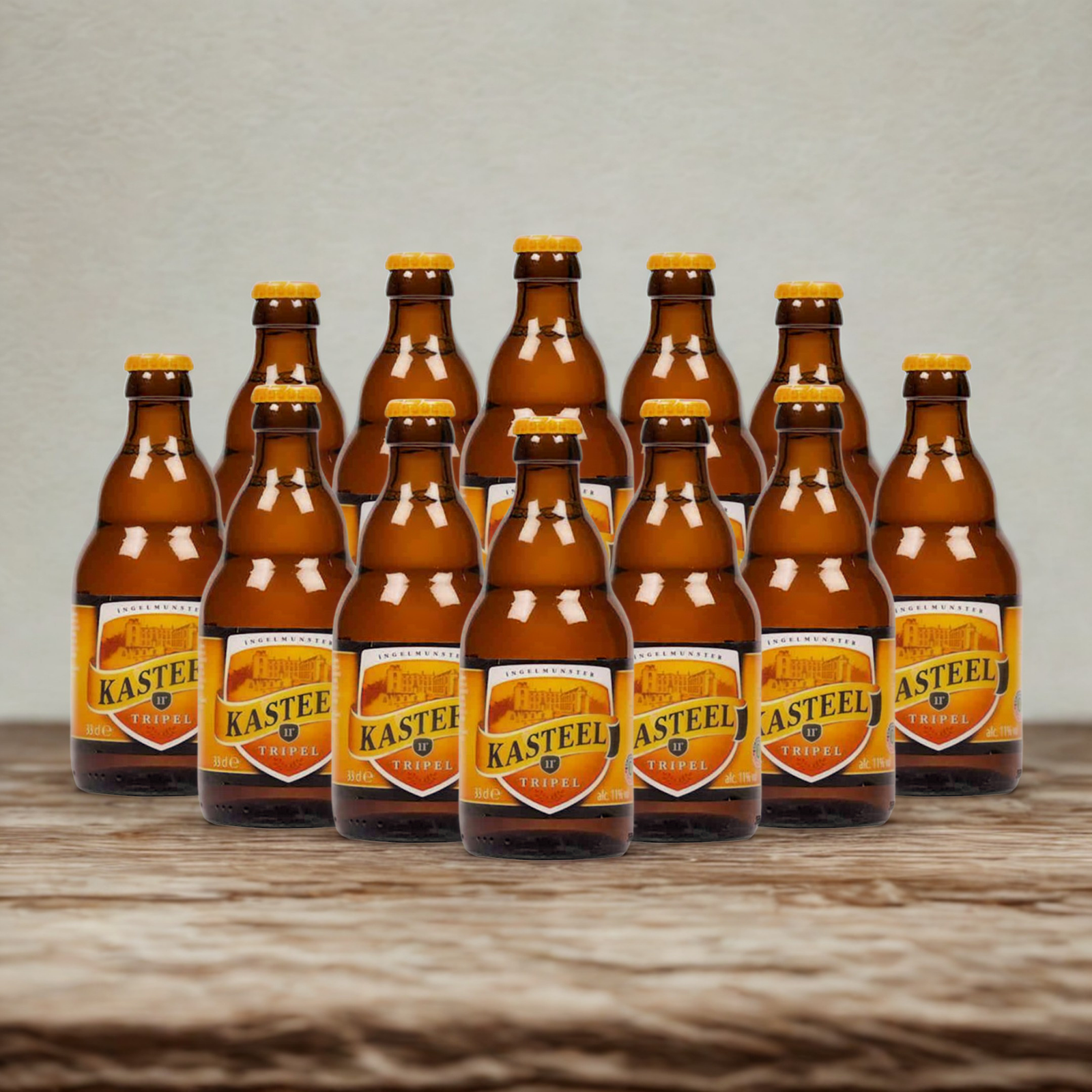 Kasteel Tripel 11° Belgian Tripel 330ml Bottles - 11.00% ABV (Multipack)