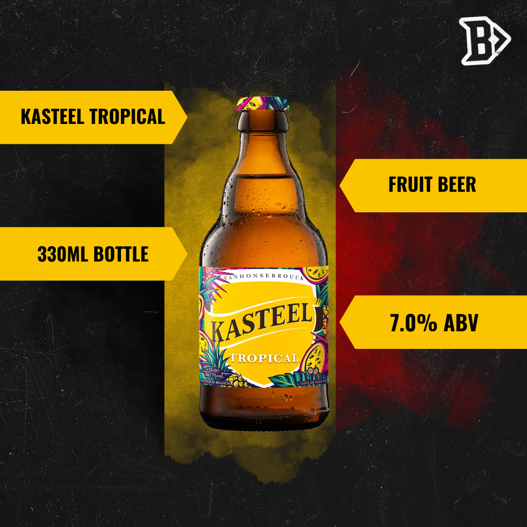 Kasteel Tropical Fruit Beer Bottles 330ml - 7.0% ABV (12 Pack)