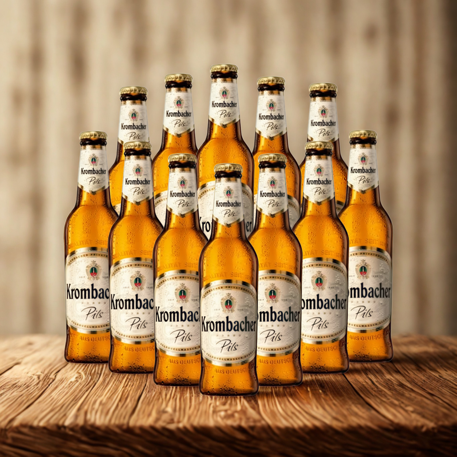 Krombacher Pils German Lager 330ml Bottles (Multipack) - 4.8% ABV