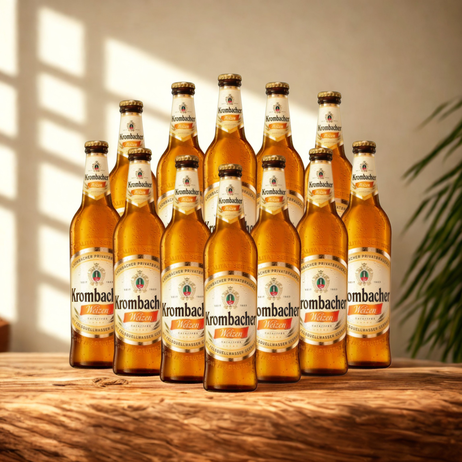 Krombacher Weizen Premium German Wheat Beer 500ml Bottles (Multipack) - 5.3% ABV