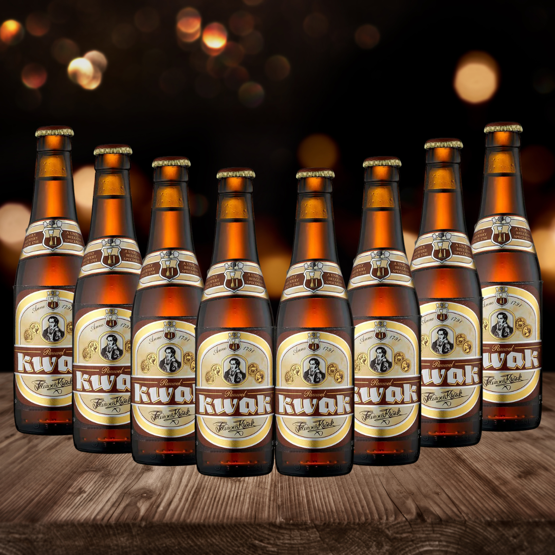 Kwak Belgian Amber Ale Beer 330ml Bottles - 8.0% ABV (Multipack)